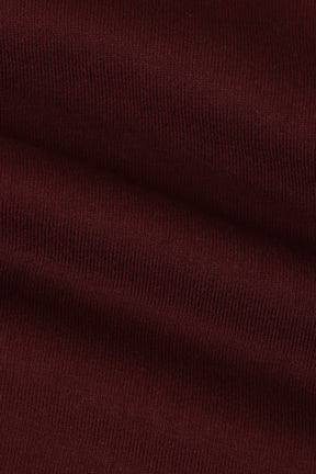 SIGNATURE LOGO TEE / BORDEAUX