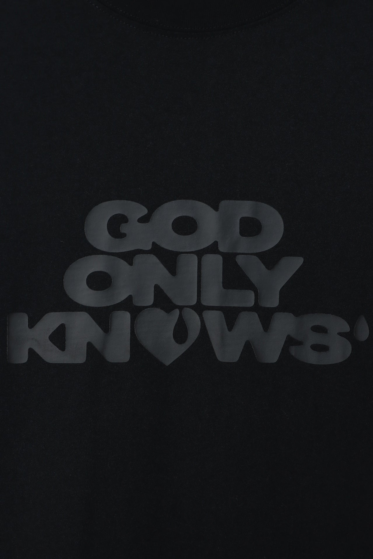 GOD ONLY KNOWS ゴッド オンリー ノウズ SS26 SIGNATURE LOGO TEE