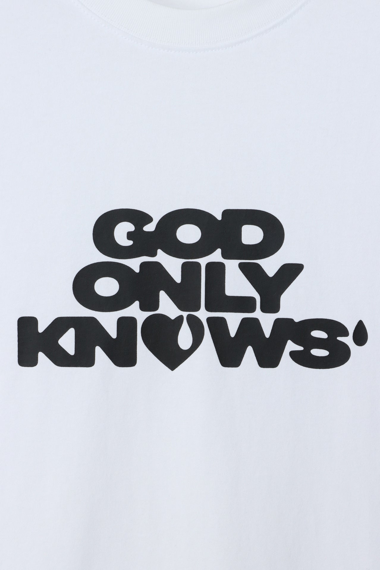GOD ONLY KNOWS ゴッド オンリー ノウズ SS26 SIGNATURE LOGO TEE