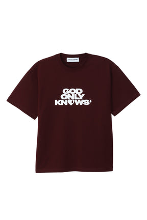 SIGNATURE LOGO TEE / BORDEAUX