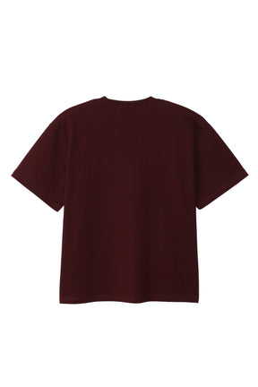 SIGNATURE LOGO TEE / BORDEAUX