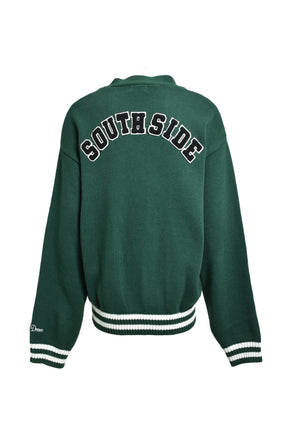 BH PATCH KNIT CARDIGAN / GRN