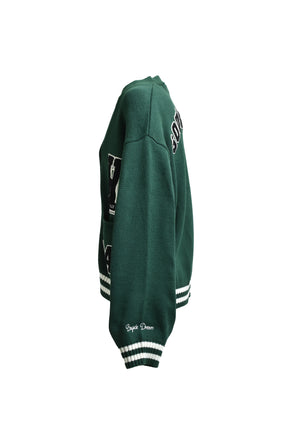 BH PATCH KNIT CARDIGAN / GRN