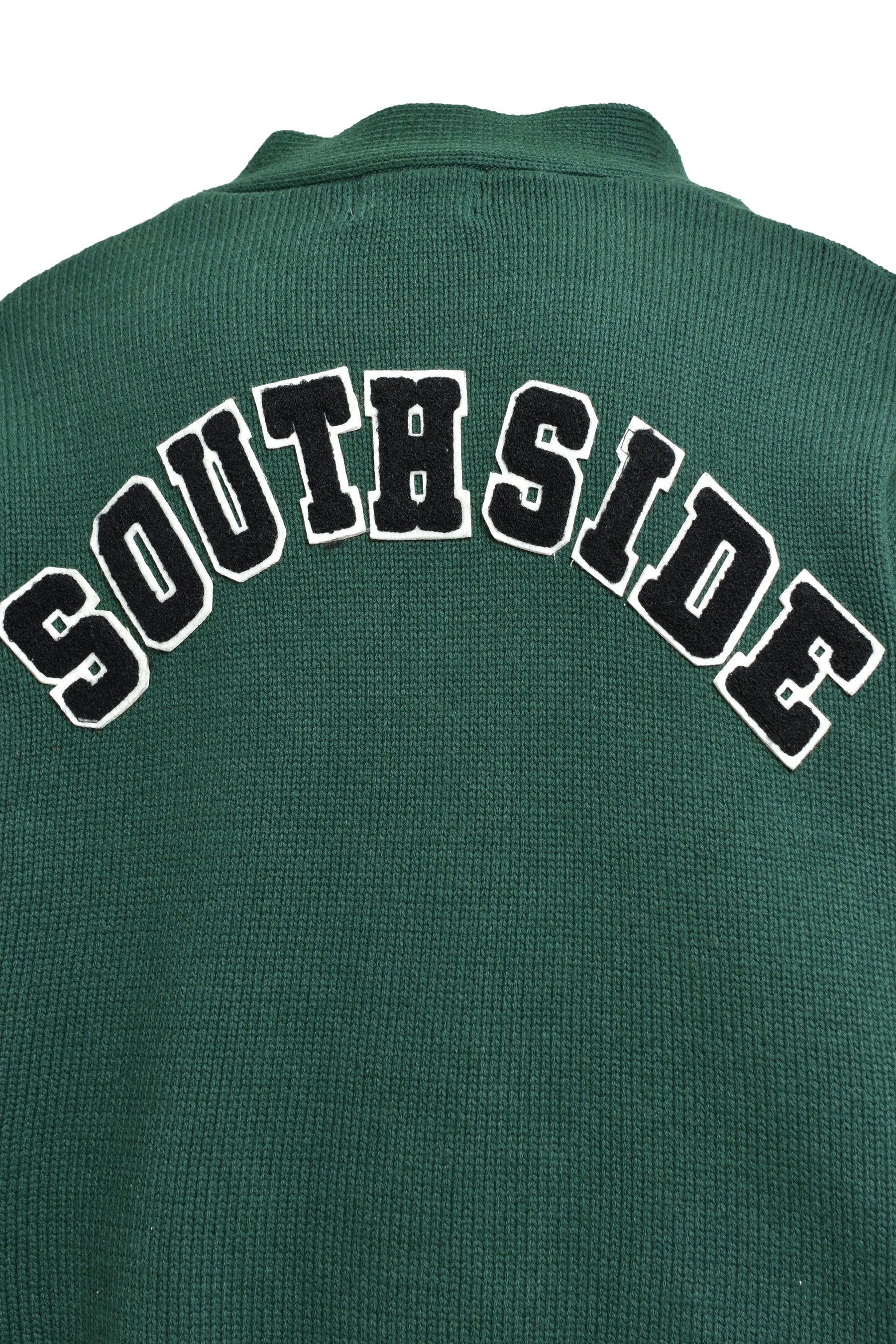 BH PATCH KNIT CARDIGAN / GRN