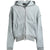 FADE ZIP UP HOODIE / GRY