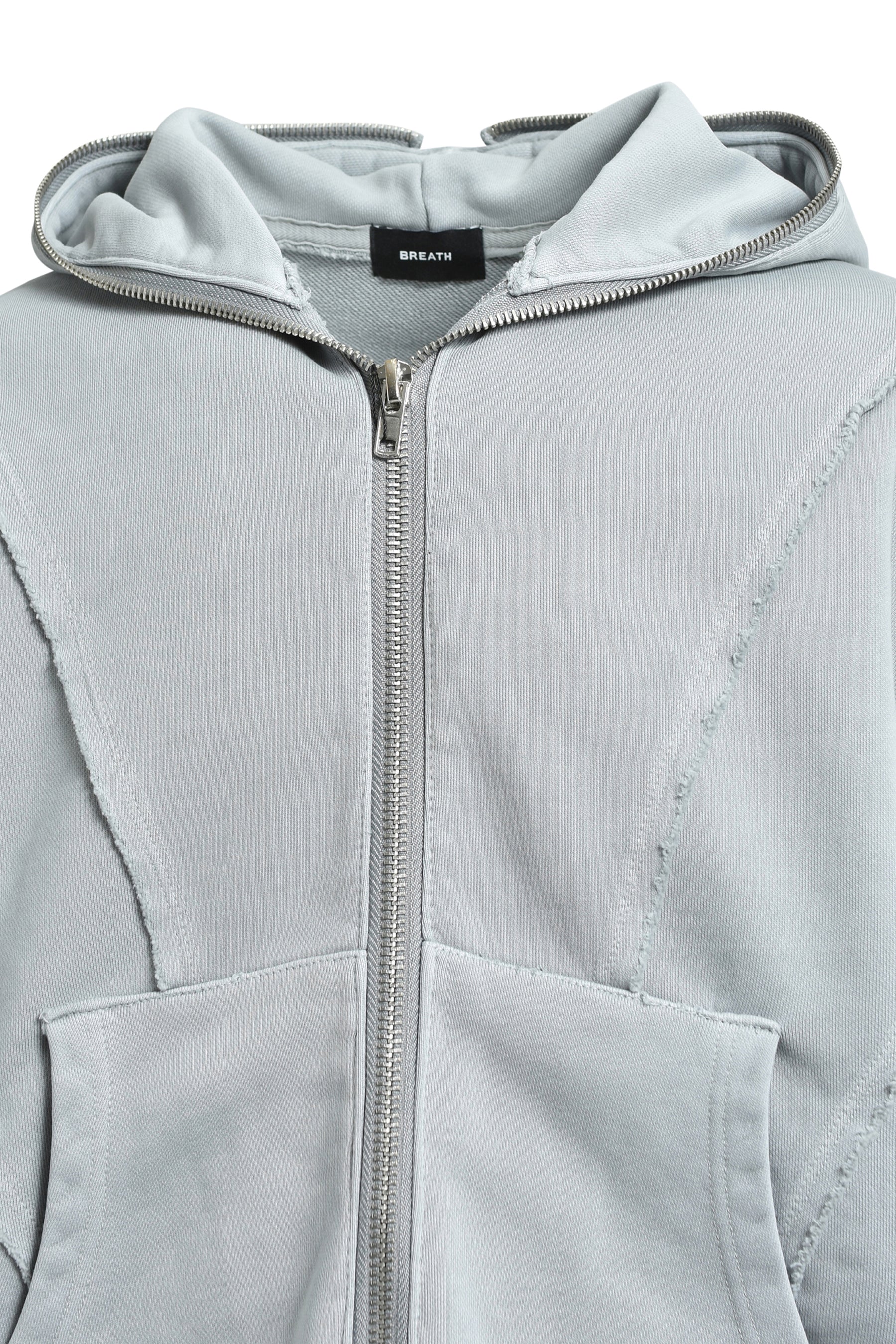 FADE ZIP UP HOODIE / GRY