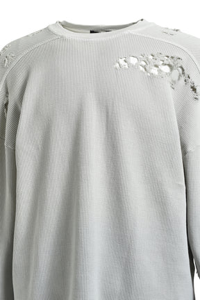 FADE DAMAGE LS TEE / GRY