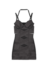 HALTER NECK DRESS / BRW