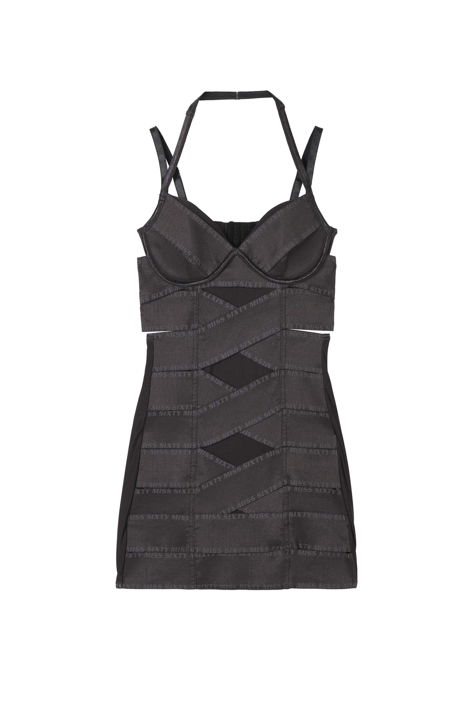 HALTER NECK DRESS / BRW