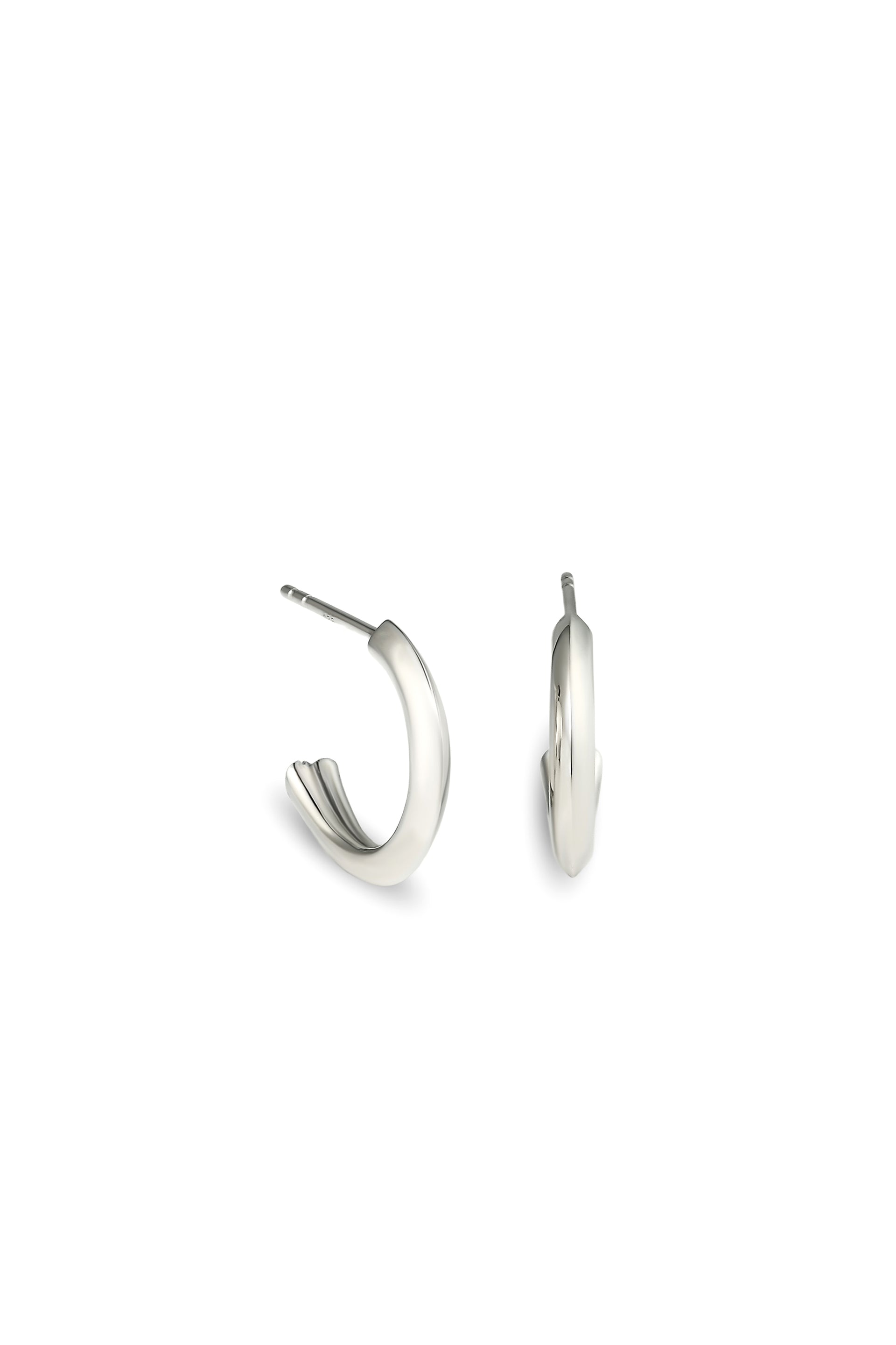 HEART HOOP EARRING / SIL