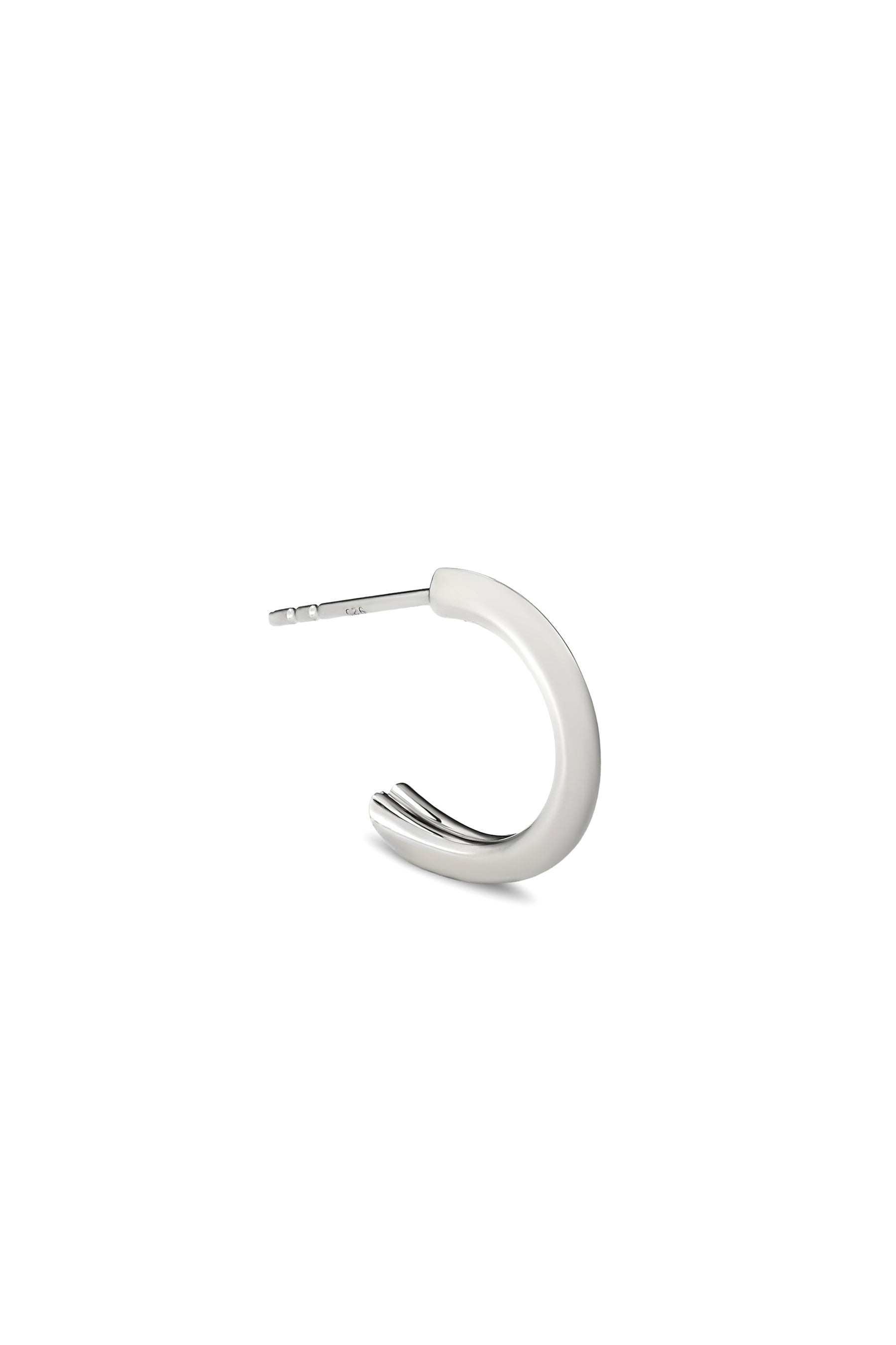 HEART HOOP EARRING / SIL