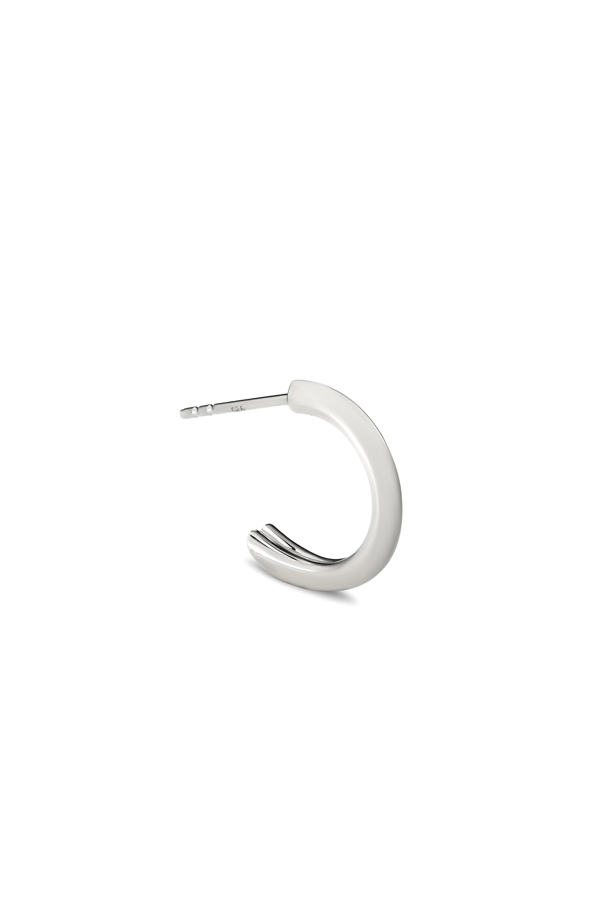 HEART HOOP EARRING / SIL