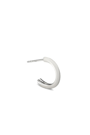 HEART HOOP EARRING / SIL