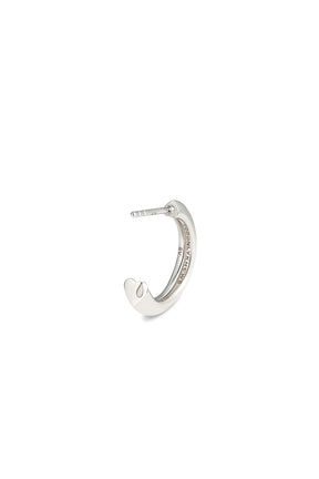 HEART HOOP EARRING / SIL