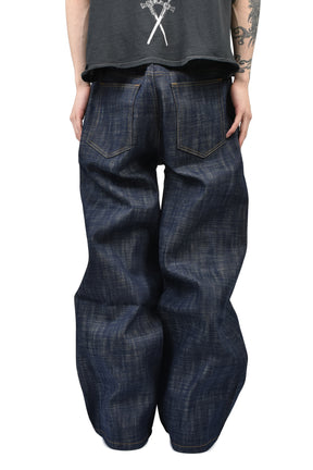 HEAVY STRUCTURED RAW DENIM / IND 