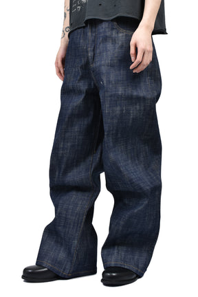 HEAVY STRUCTURED RAW DENIM / IND 