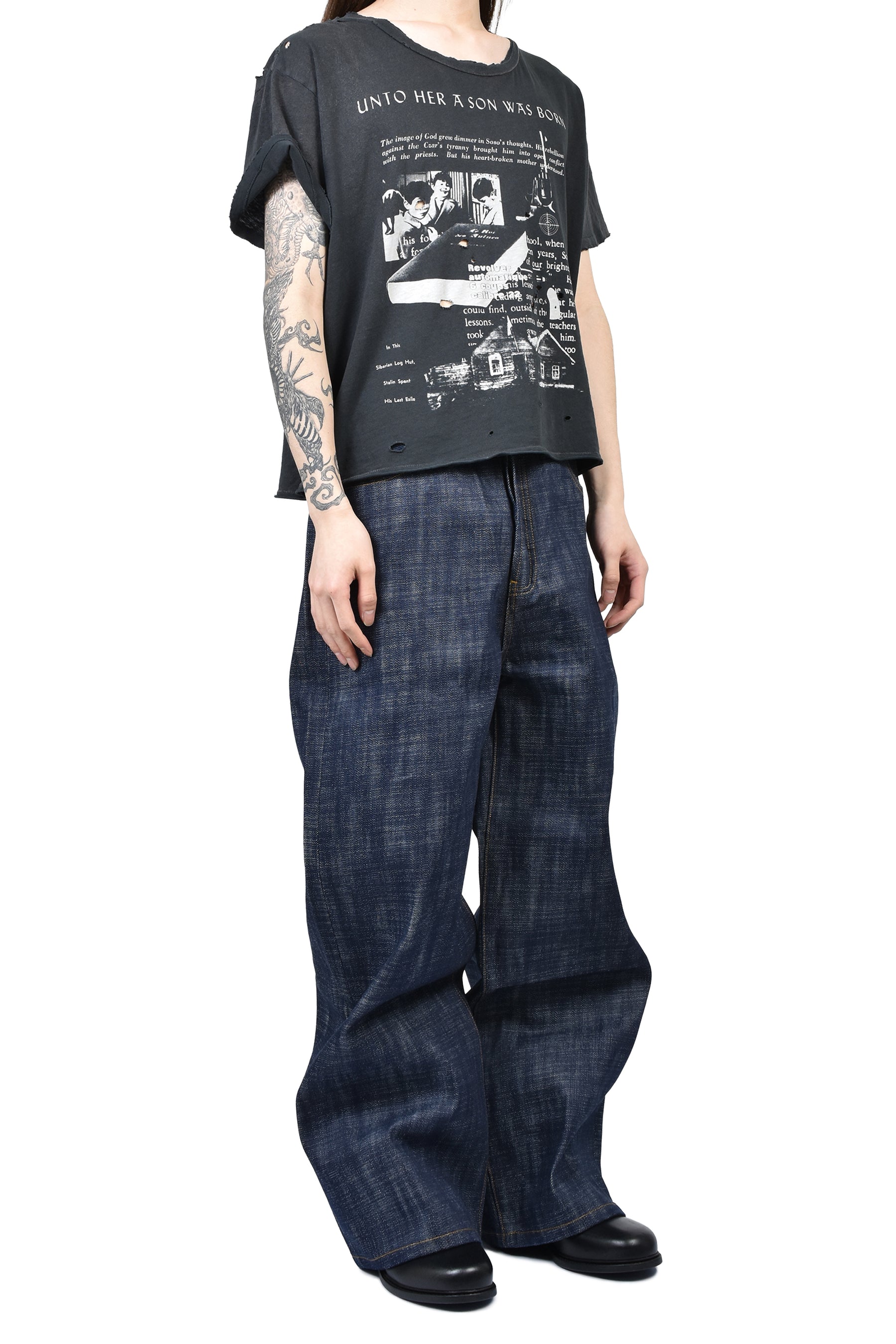 HEAVY STRUCTURED RAW DENIM / IND 