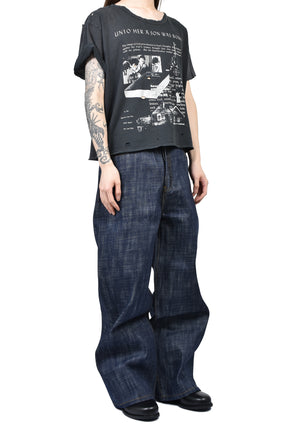 HEAVY STRUCTURED RAW DENIM / IND 