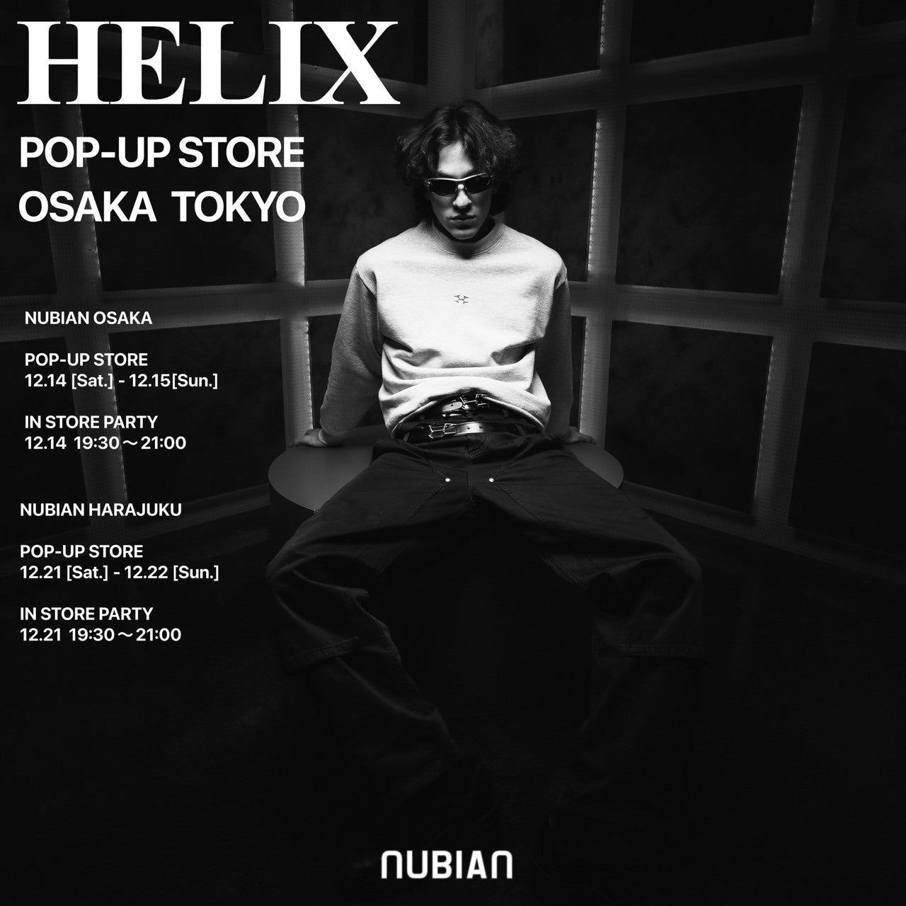 HELIX<br>POP-UP STORE<br>OSAKA / HARAJUKU