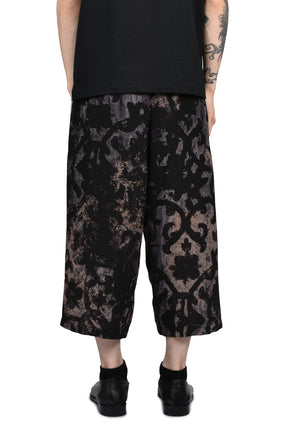 BAROQUE PRINT PANTS / BLK