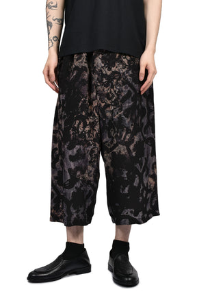 BAROQUE PRINT PANTS / BLK