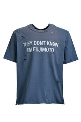 FUJIMOTO UNKNOWN TEE / WASHED BLU