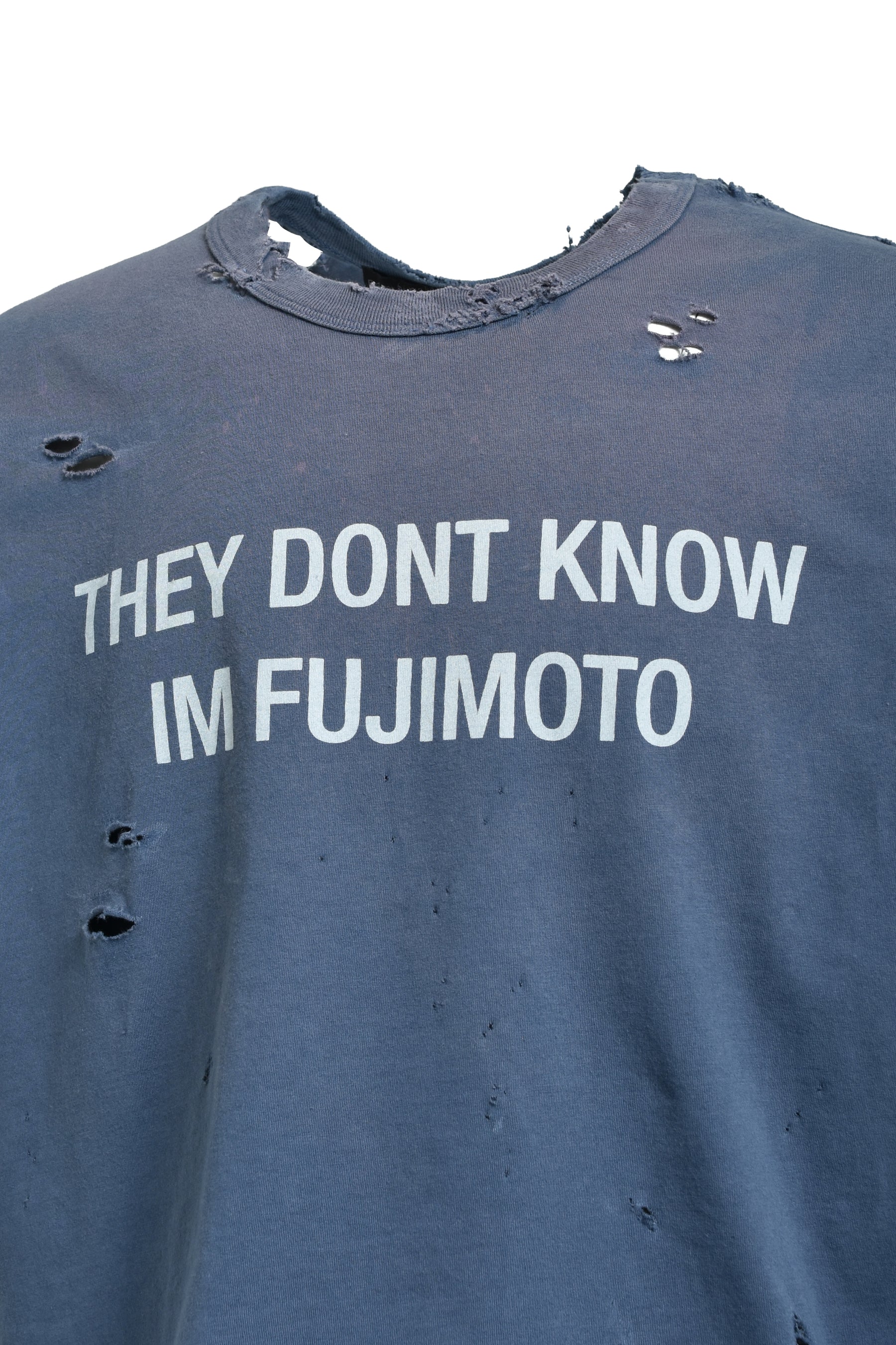 FUJIMOTO UNKNOWN TEE / WASHED BLU