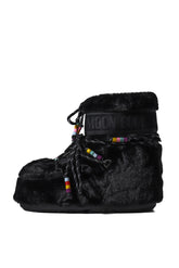 MB ICON LOW FAUX FUR BEADS / BLK