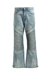 FADE BIKER DENIM PANTS / IND 