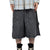 PAISLEY CARPENTER SHORTS / BLK