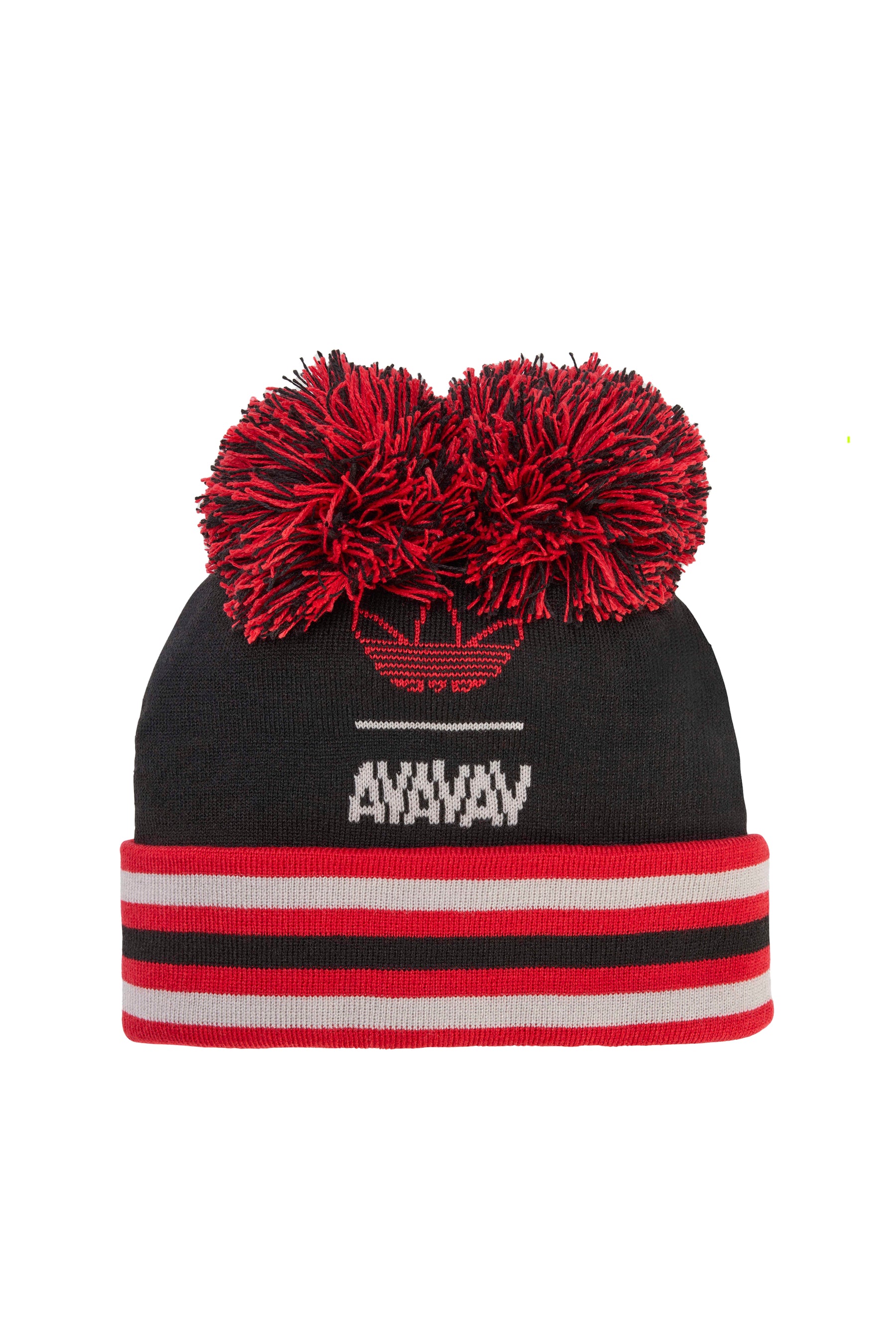 POM POM BEANIE / BLK BETTERSCARLET 