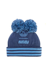 POM POM BEANIE / NIGHTMARINE LIGHTBLU