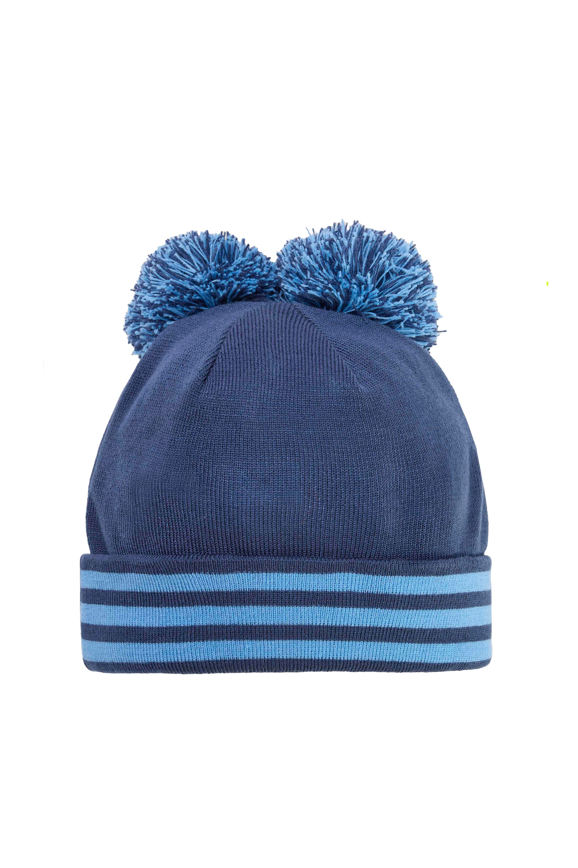 POM POM BEANIE / NIGHTMARINE LIGHTBLU