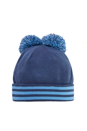 POM POM BEANIE / NIGHTMARINE LIGHTBLU