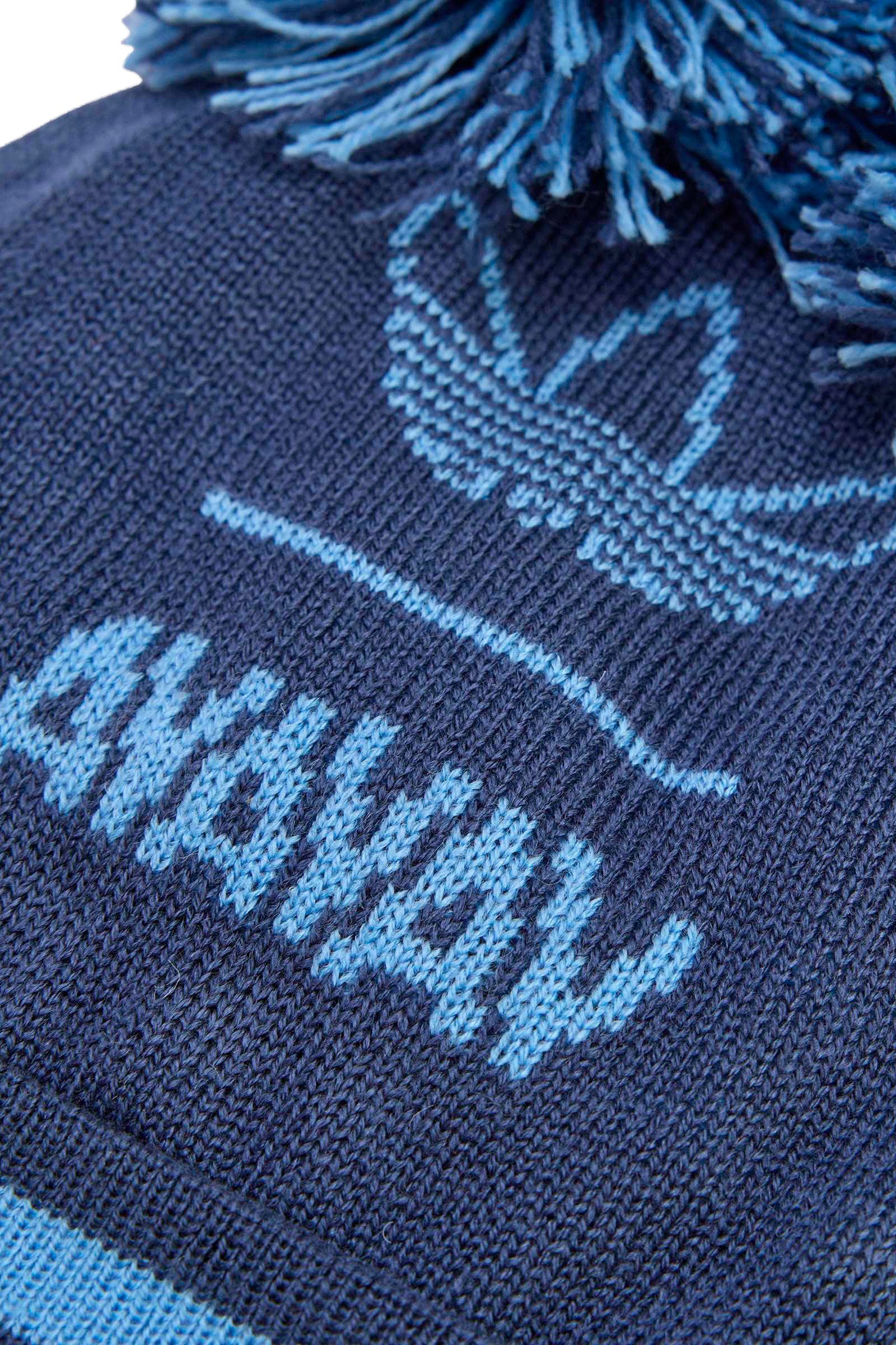 POM POM BEANIE / NIGHTMARINE LIGHTBLU