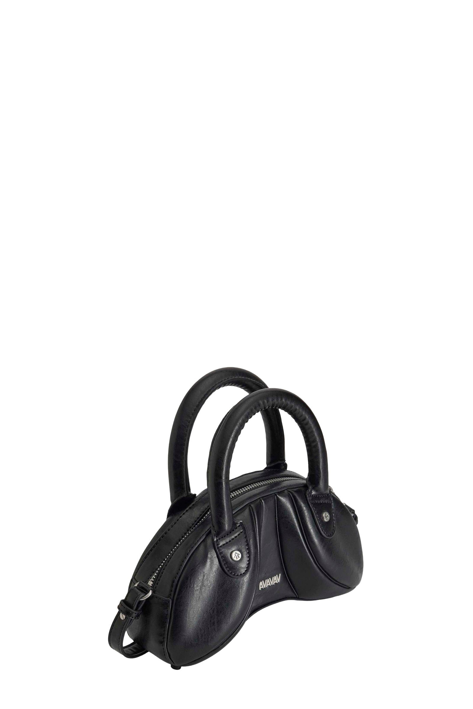 PU SCLPT BAG / BLACK 