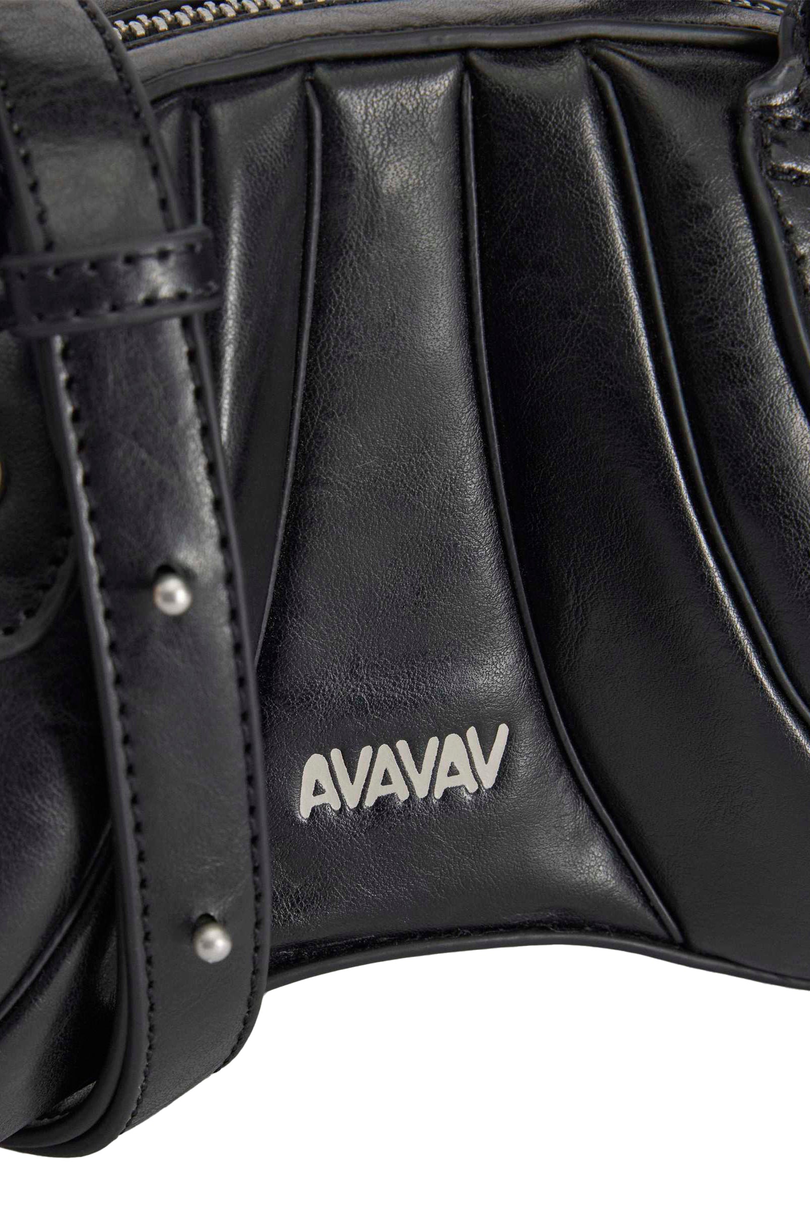 PU SCLPT BAG / BLACK 