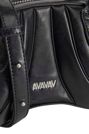 PU SCLPT BAG / BLACK 