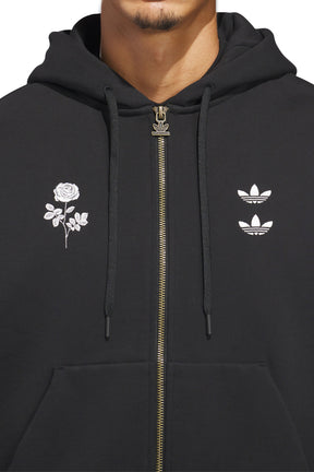 HEAVY WEIGHT ZIP HOODY / BLK