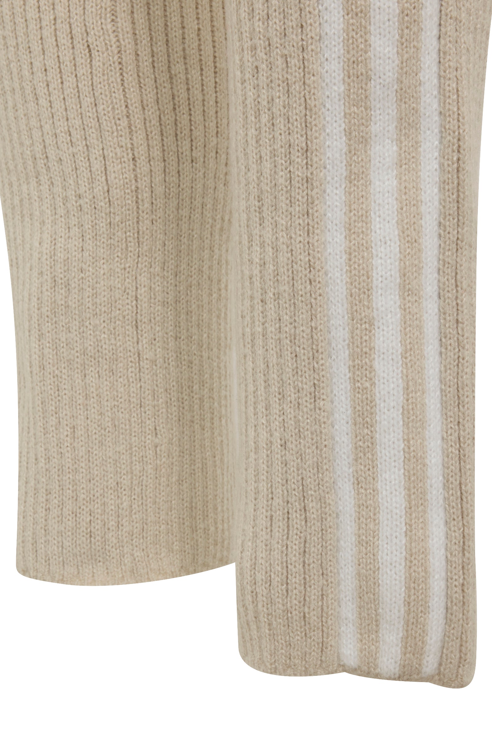 KNEE LEG WARMERS / CLEAR BRW/WHT