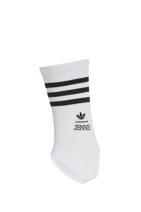 CREW SOCKS WITH HEEL CUT-OUT 1PP / WHT