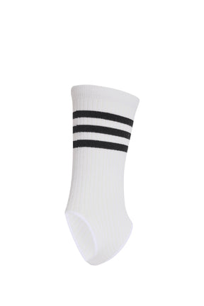 CREW SOCKS WITH HEEL CUT-OUT 1PP / WHT