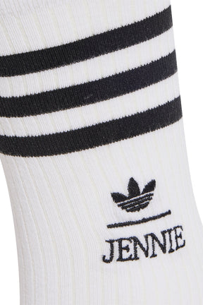 CREW SOCKS WITH HEEL CUT-OUT 1PP / WHT