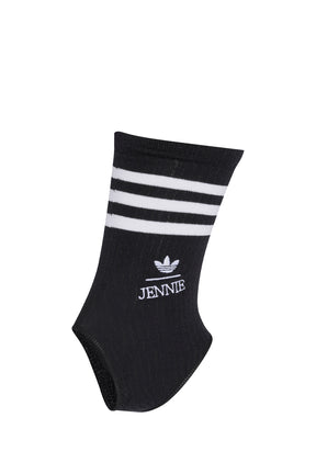 CREW SOCKS WITH HEEL CUT-OUT 1PP / BLK