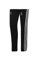 KNEE LEG WARMERS / BLK/WHT