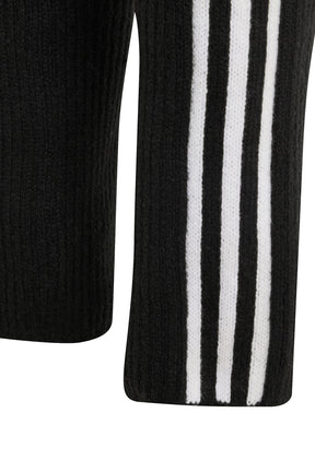 KNEE LEG WARMERS / BLK/WHT