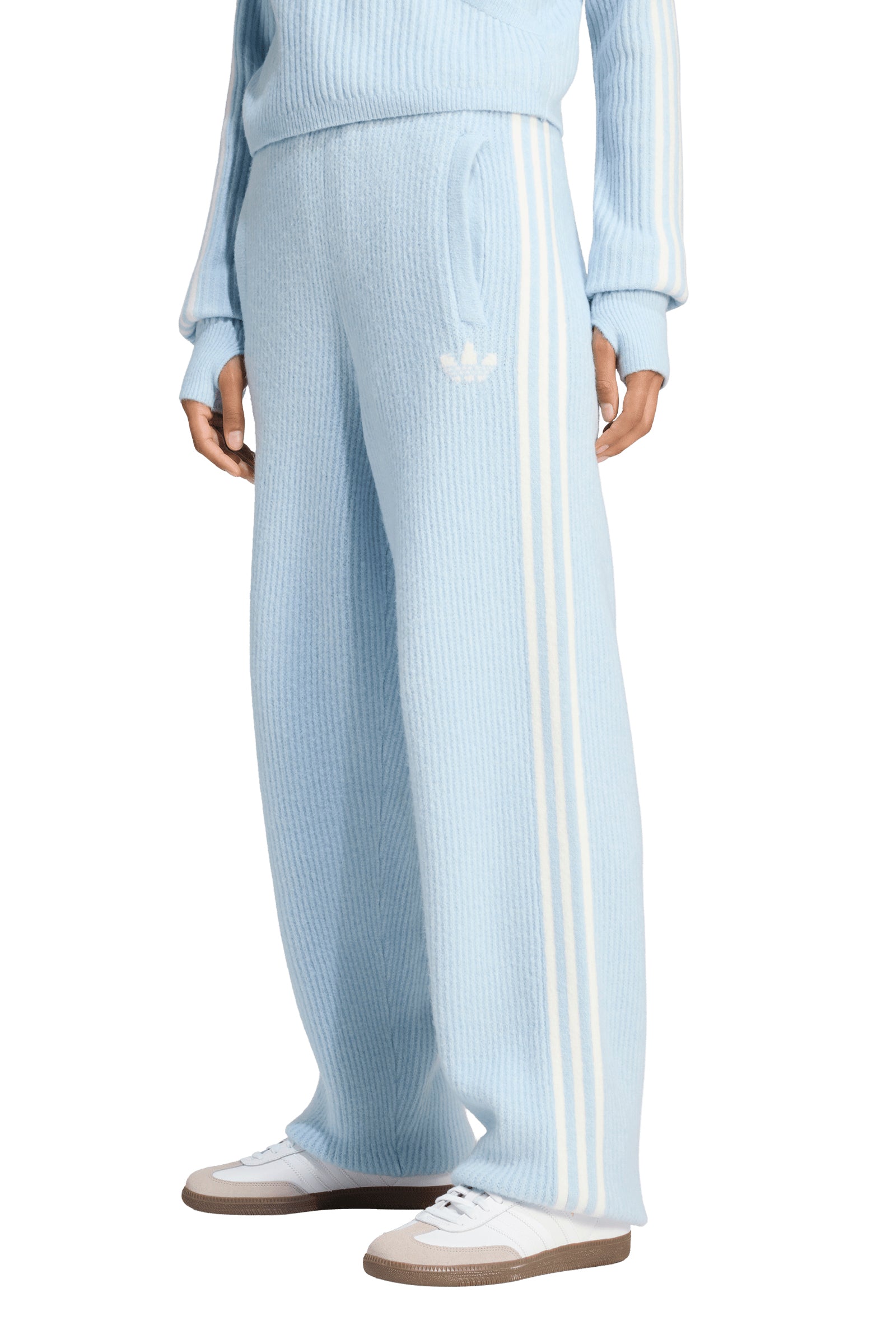 KNITTED SWEAT PANTS / WONDER BLU