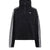 POLAR FLEECE 1/4 ZIP HOODIE JACKET / BLK