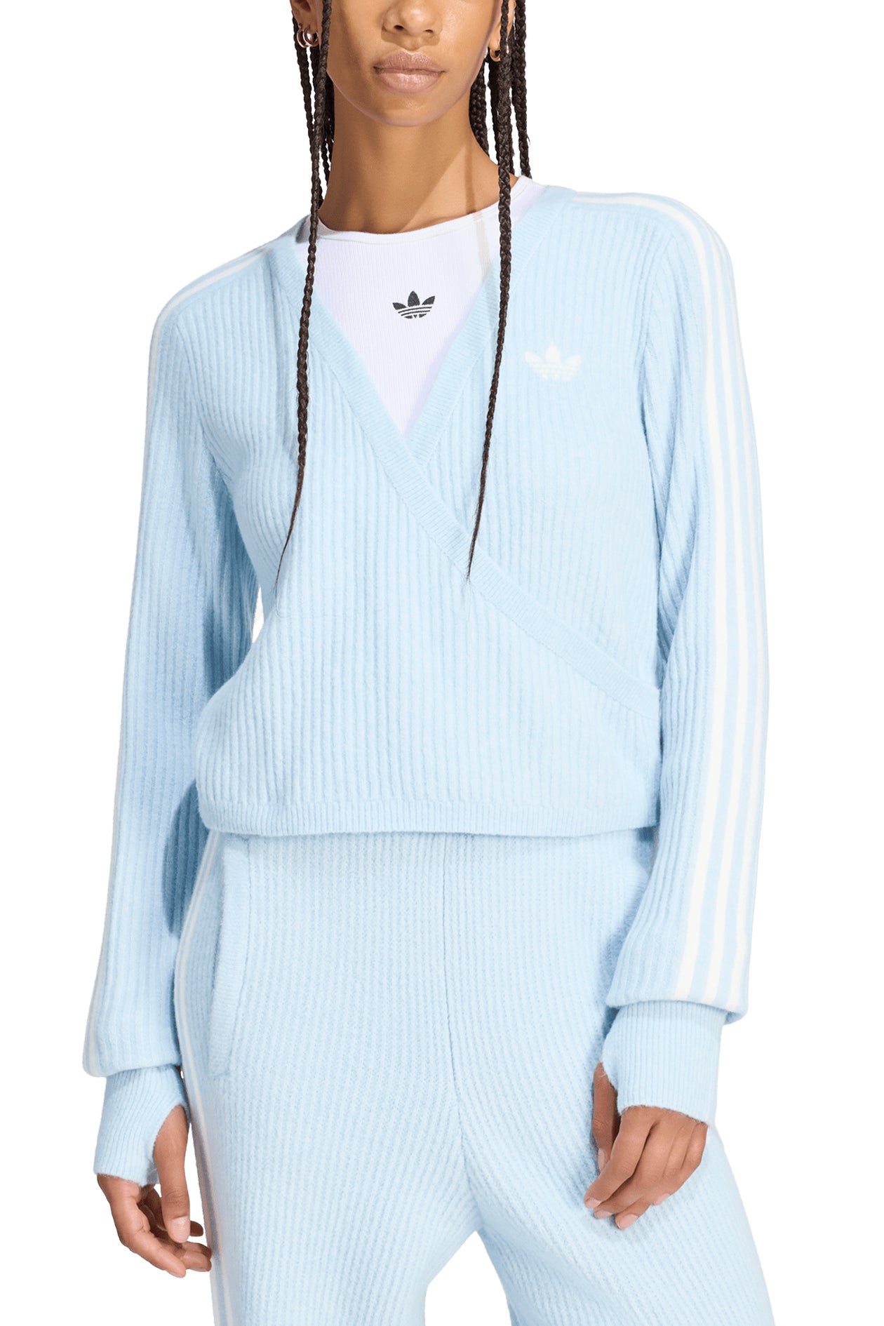 WRAP AROUND CARDIGAN / WONDER BLU