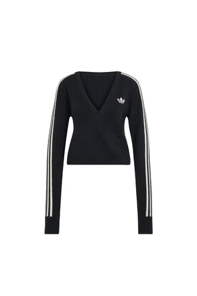 WRAP AROUND CARDIGAN / BLK